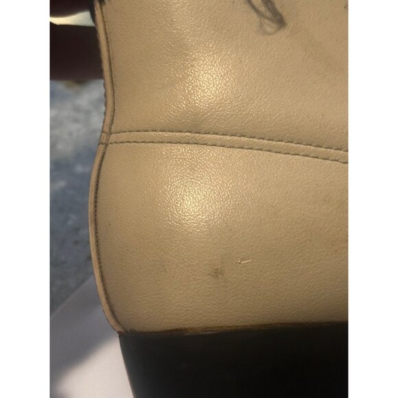 Ice Skate Hand Painted Snow Design Plaid Pine Foliage Fabric Accent Jingle Bell - Picture 4 of 8